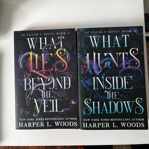 Set of Two Fantasy Novels with Colorful Covers